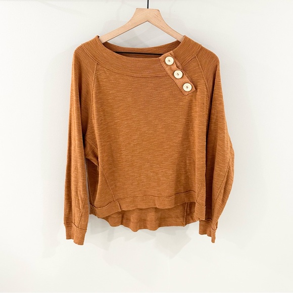 We The Free Don’t Forget Me Cedar Knit Top Size XS - Picture 2 of 6